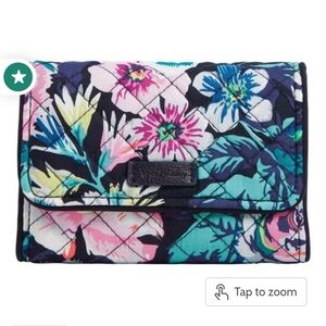 Vera Bradley Garden Grove RFID Compact Floral Wallet.